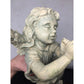Angel Cherub Shelf Sitter Figurine Sculpture Playing a Metal Trumpet - A+ Stuff - Figurines - A+ Stuff