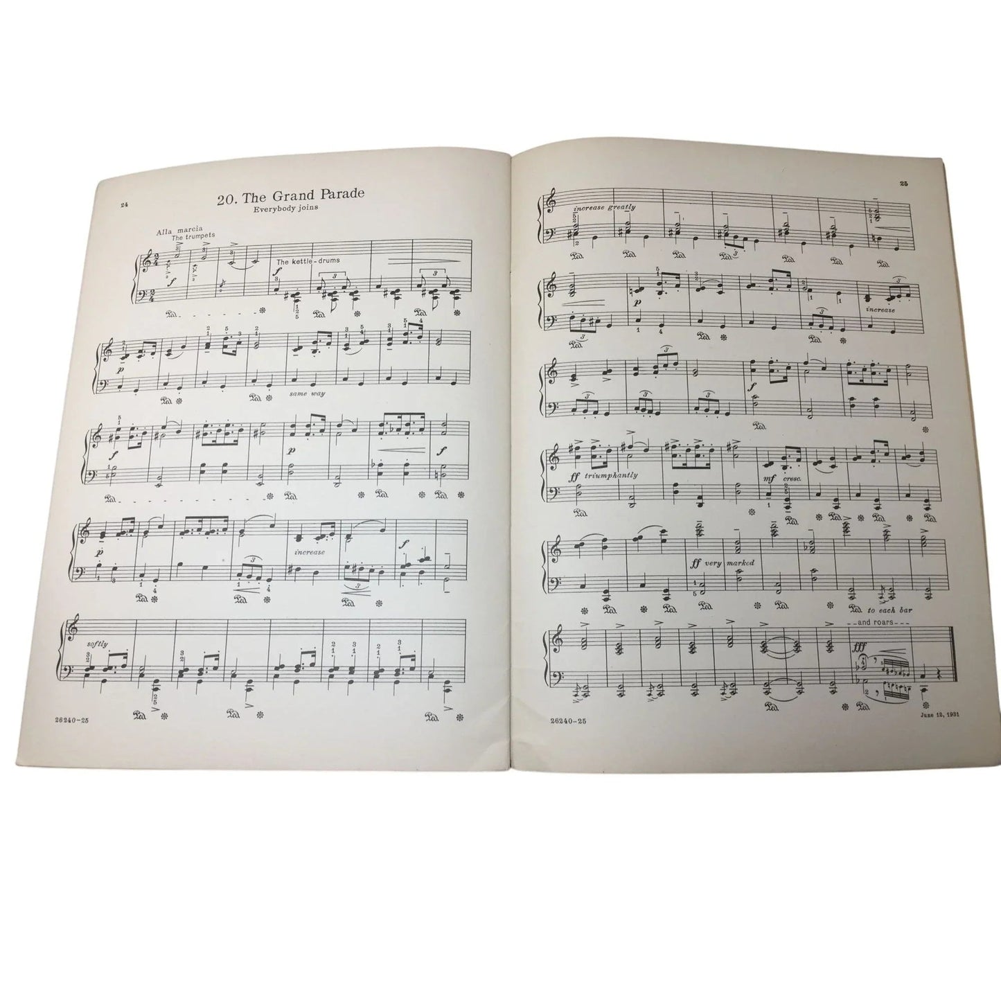 ''Animal Pictures'' Twenty Piano Pieces by Rudolph Ganz - A+ Stuff - SHEET MUSIC - A+ Stuff