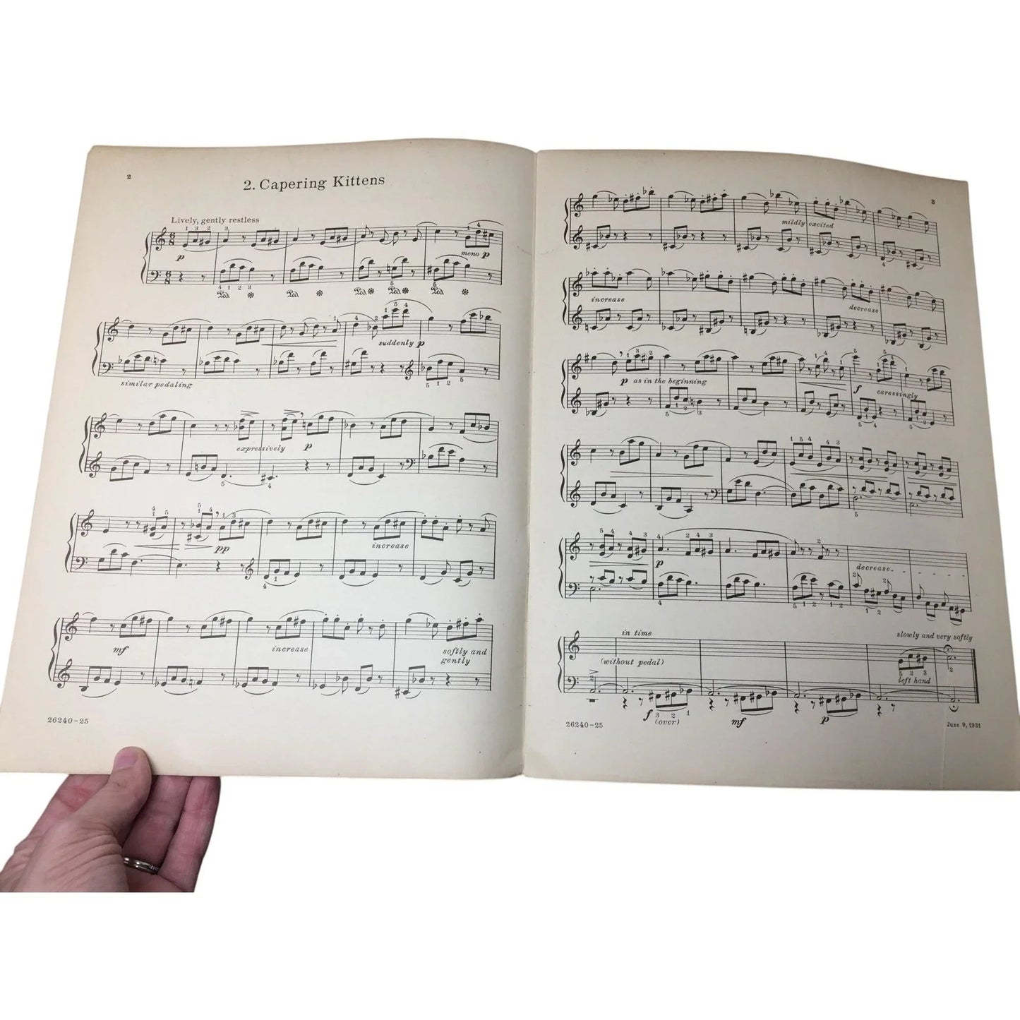 ''Animal Pictures'' Twenty Piano Pieces by Rudolph Ganz - A+ Stuff - SHEET MUSIC - A+ Stuff
