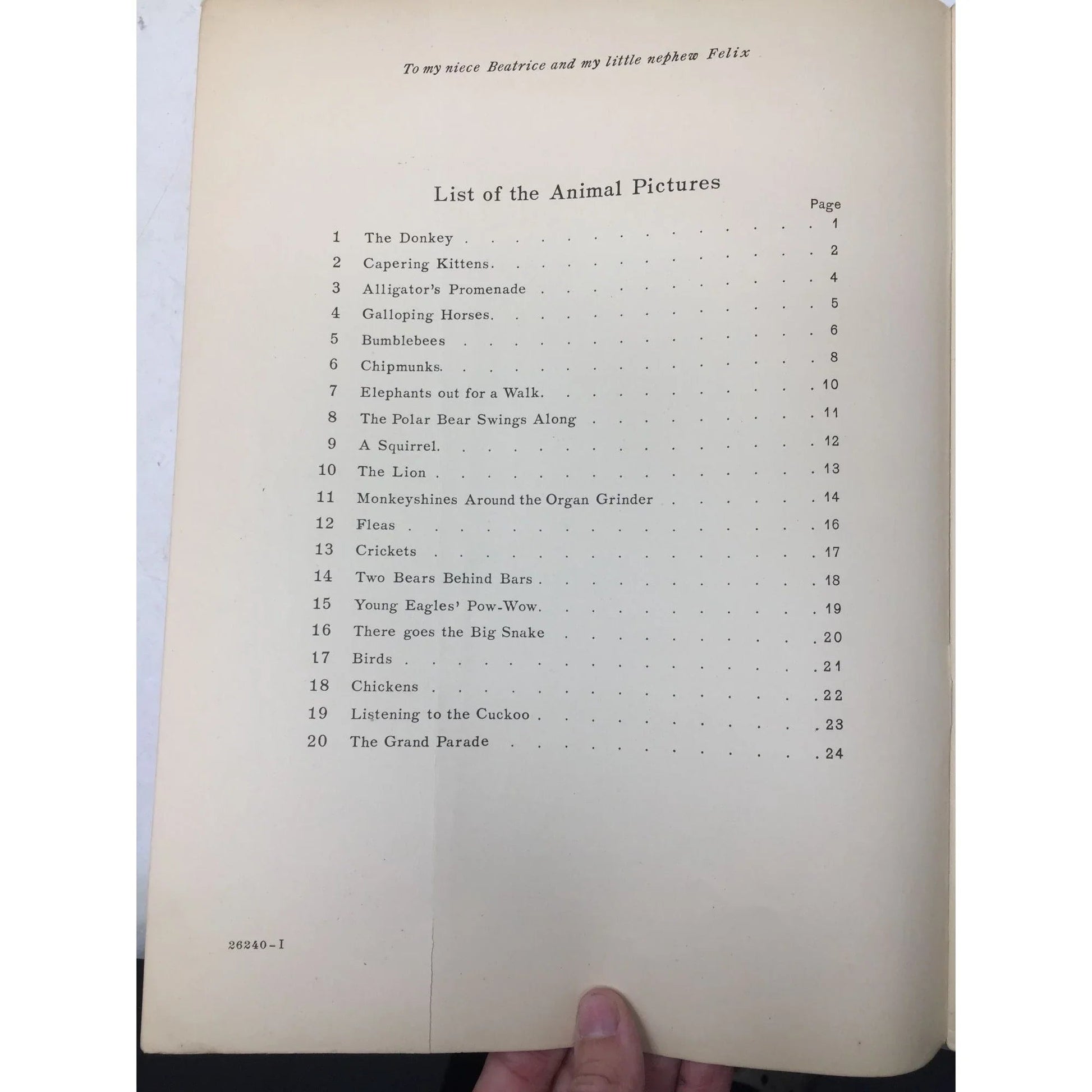 ''Animal Pictures'' Twenty Piano Pieces by Rudolph Ganz - A+ Stuff - SHEET MUSIC - A+ Stuff