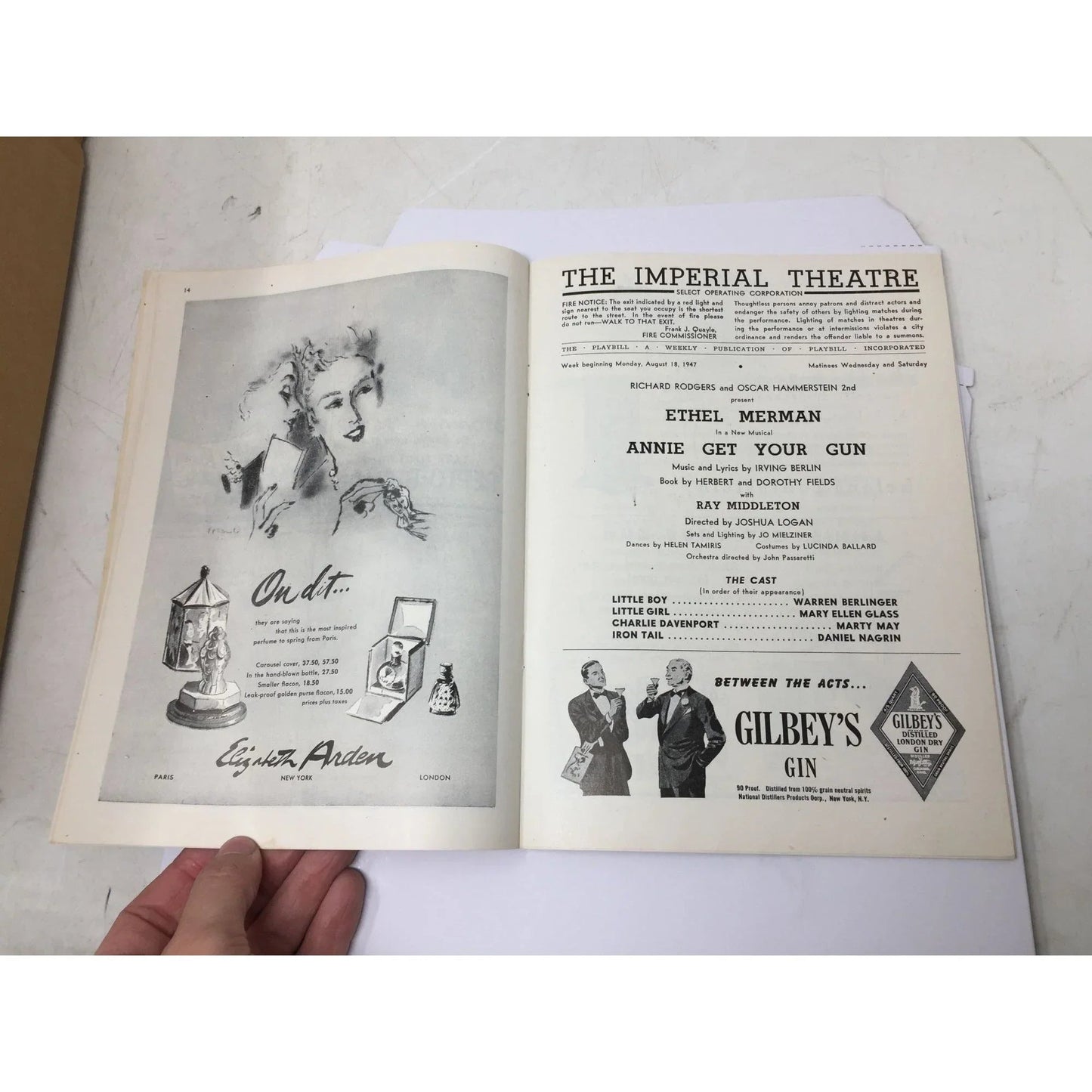 ''Annie Get Your Gun The Playbill for The Imperial Theatre'' - A+ Stuff - Books - A+ Stuff
