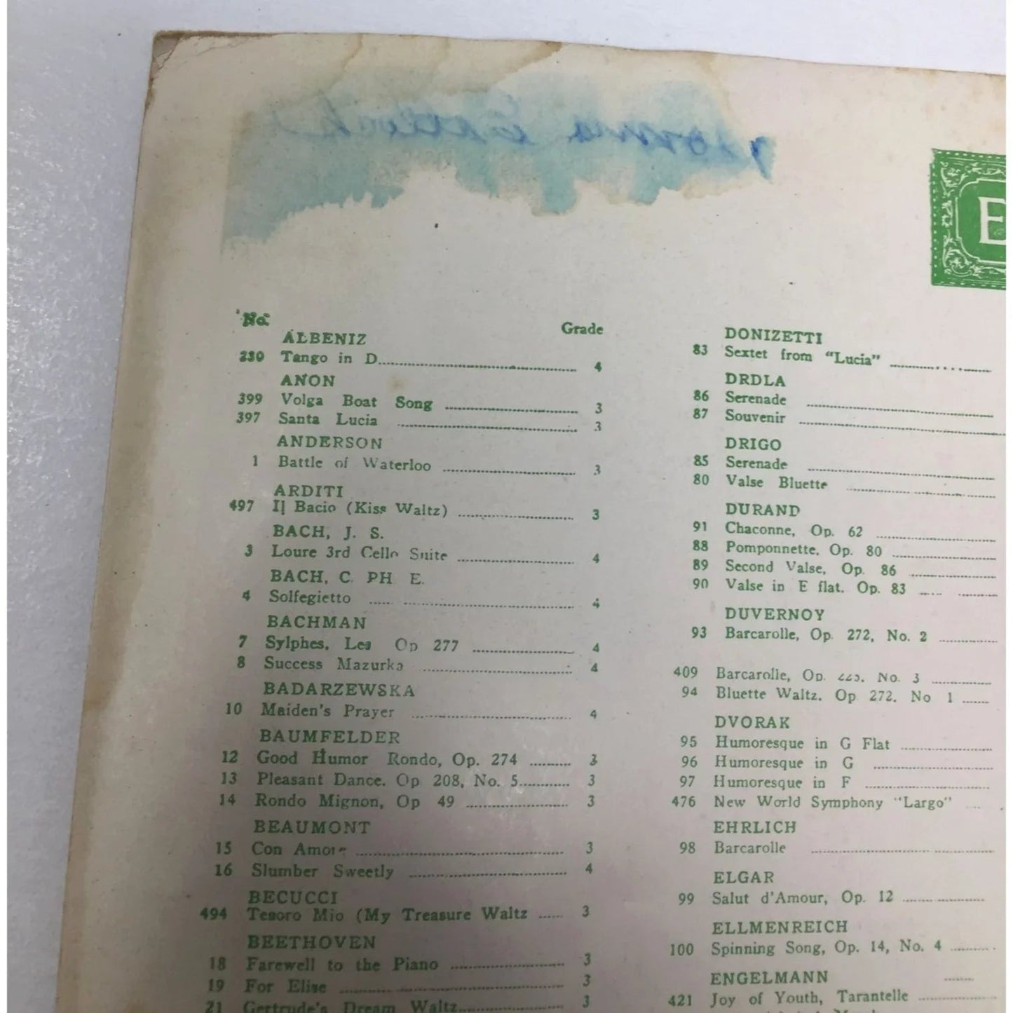 Antique 1925 Sheet Music for the song "MARCH OF THE RECRUITS" - unbranded - SHEET MUSIC - A+ Stuff