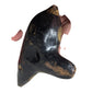 Antique Black and Gold Ocarina Musical Instrument with holes in it - A+ Stuff - Collectibles - A+ Stuff