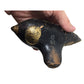 Antique Black and Gold Ocarina Musical Instrument with holes in it - A+ Stuff - Collectibles - A+ Stuff