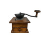 Antique Wood and Cast Iron Manuel Coffee Grinder - A+ Stuff - primitive kitchen tools - A+ Stuff