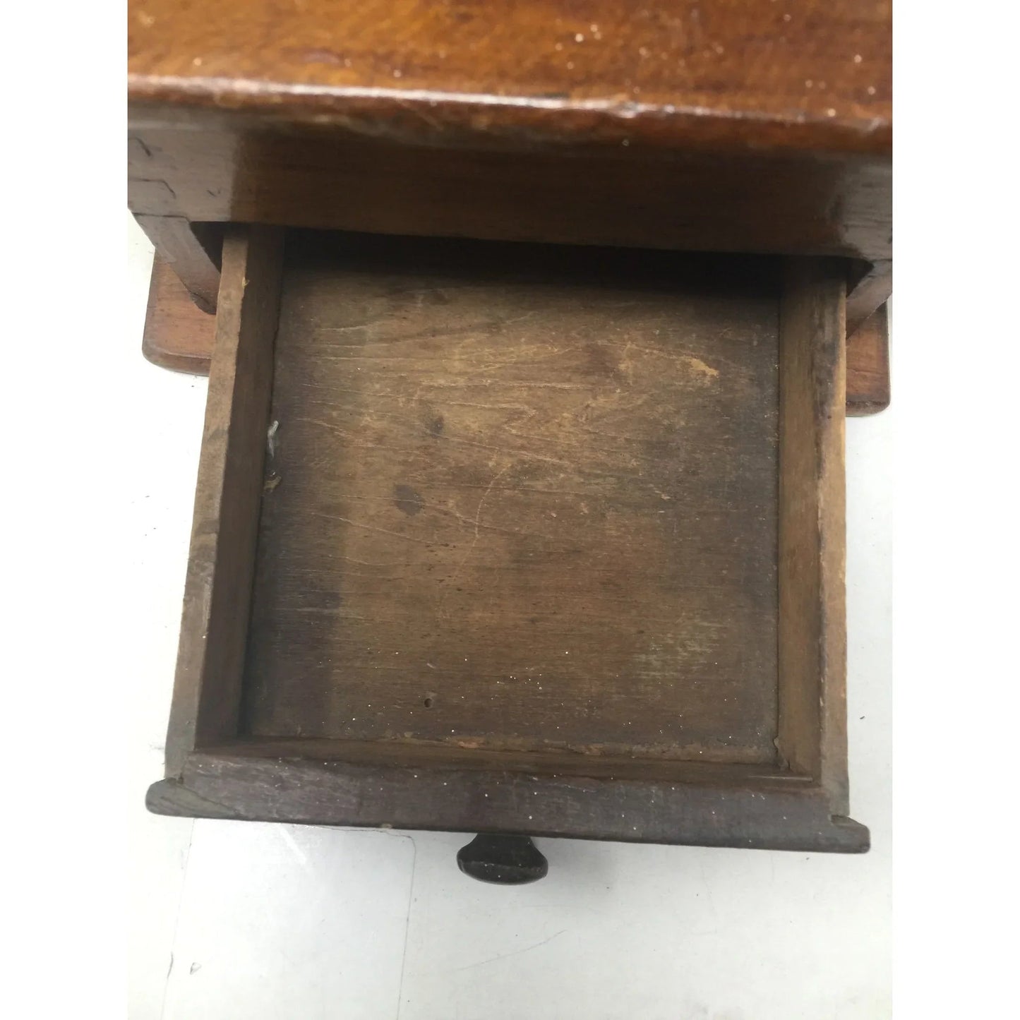 Antique Wood and Cast Iron Manuel Coffee Grinder - A+ Stuff - primitive kitchen tools - A+ Stuff