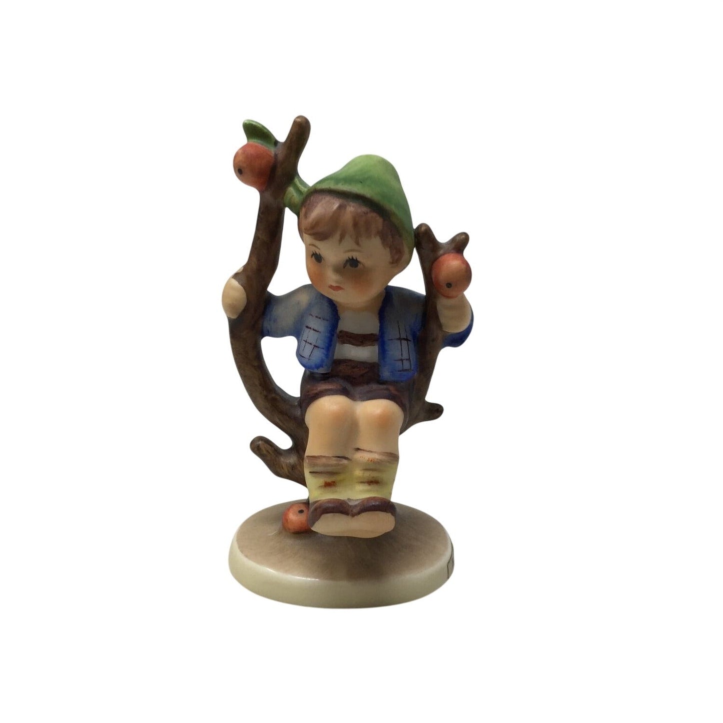 vintage Goebel Hummel "Apple Tree Boy" porcelain figurine (Model #142). A+ Stuff  A+ Stuff Figurines