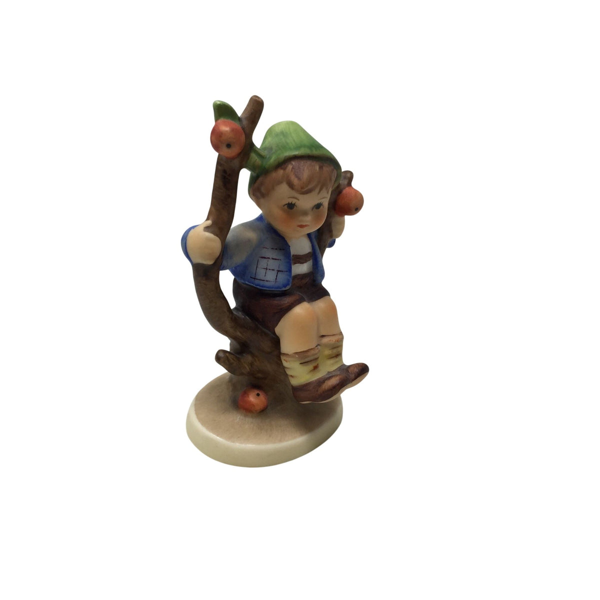 vintage Goebel Hummel "Apple Tree Boy" porcelain figurine (Model #142). A+ Stuff  A+ Stuff Figurines