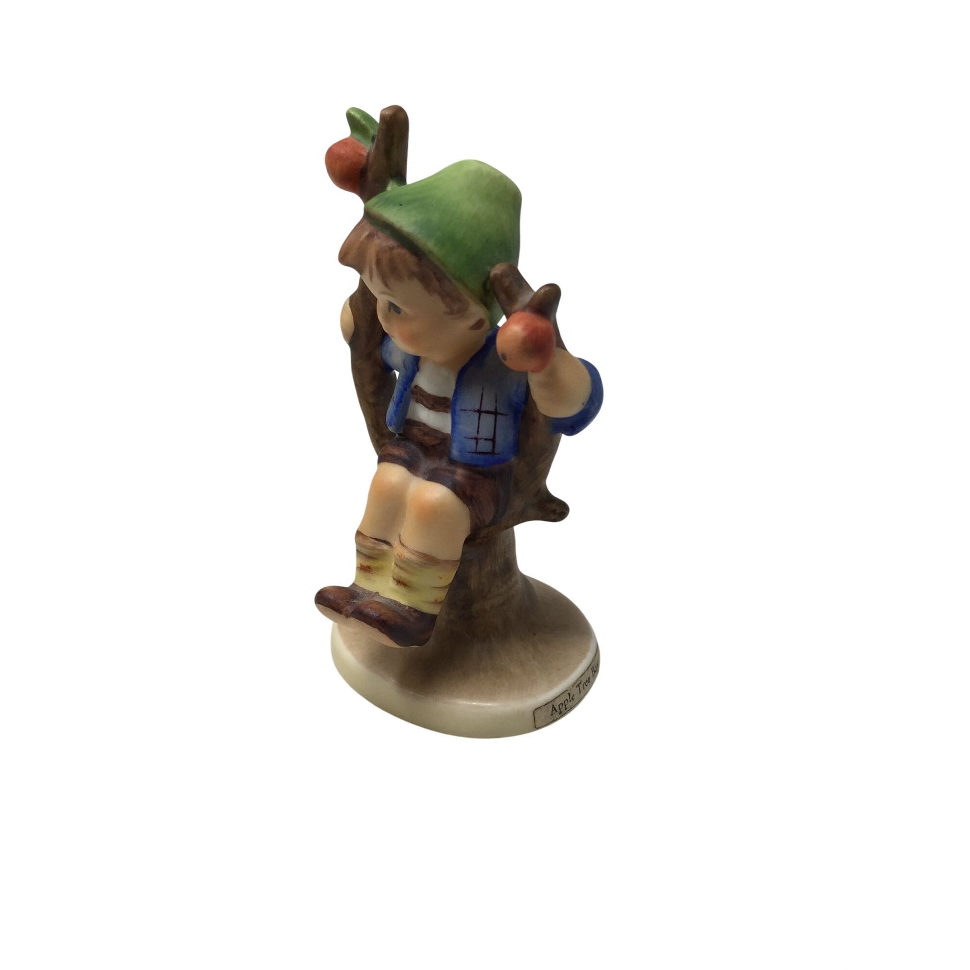 vintage Goebel Hummel "Apple Tree Boy" porcelain figurine (Model #142). A+ Stuff  A+ Stuff Figurines