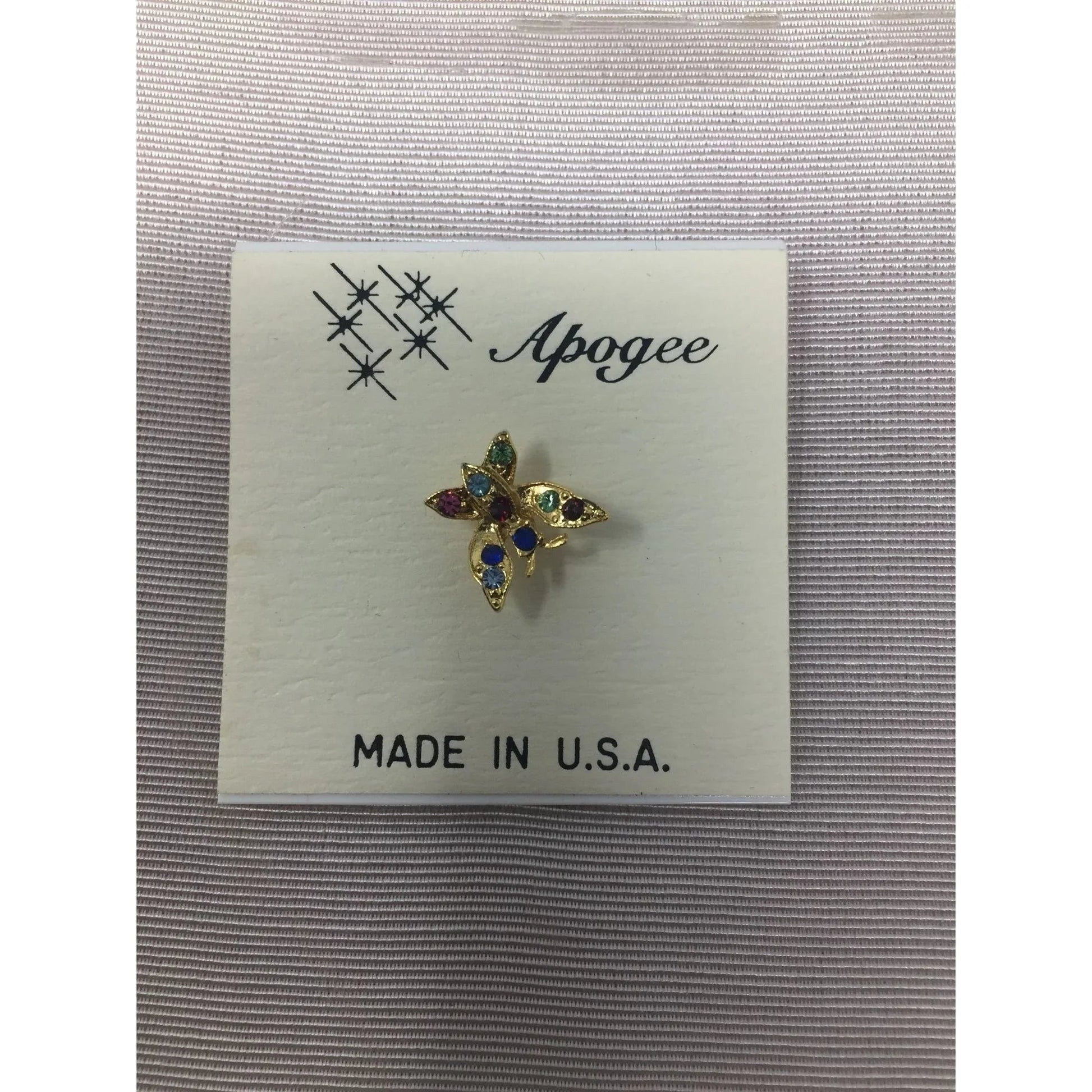 Apogee Gold tone Butterfly Pins (5) and 1 Dragon Fly Pin - apogee - pin - A+ Stuff