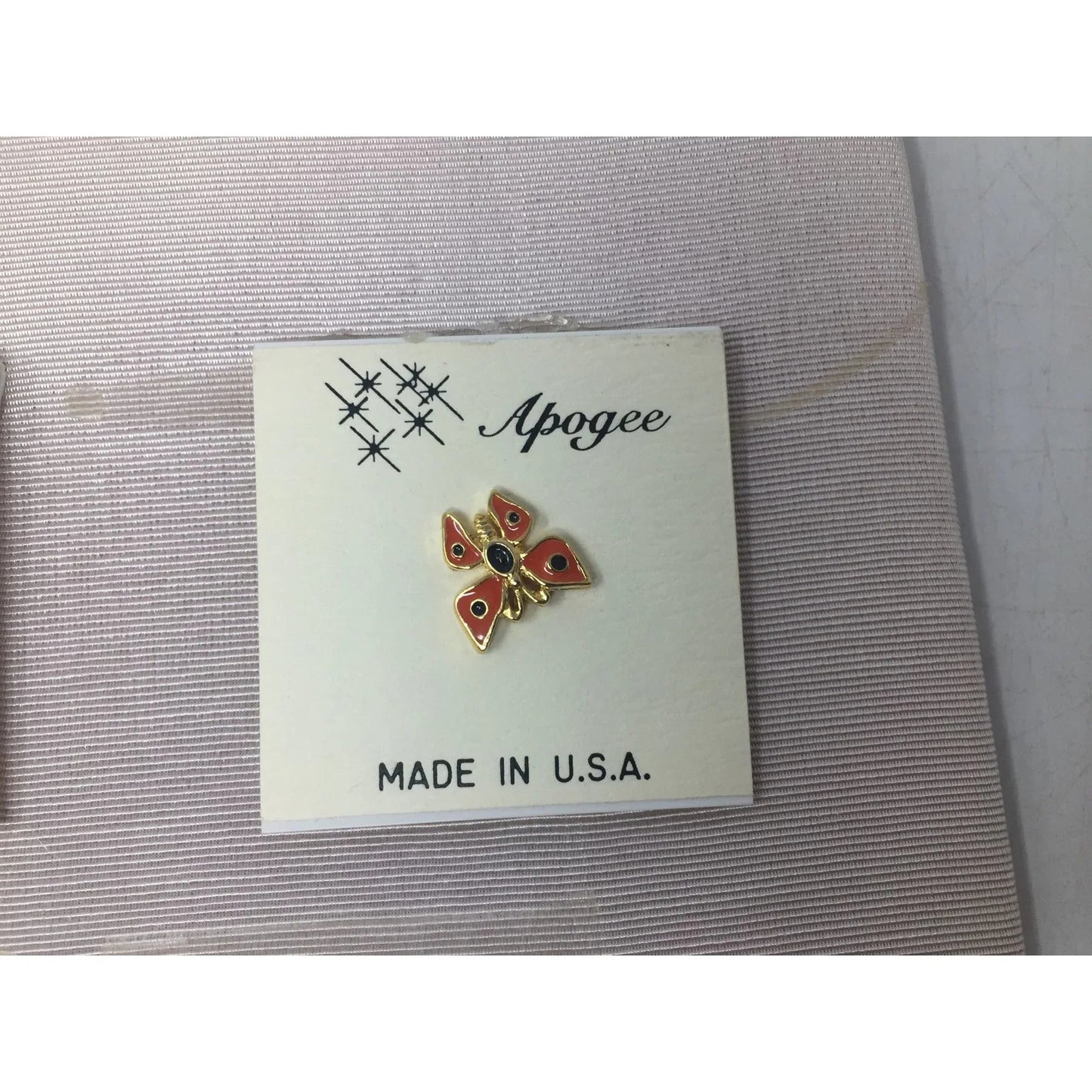Apogee Gold tone Butterfly Pins (5) and 1 Dragon Fly Pin - apogee - pin - A+ Stuff