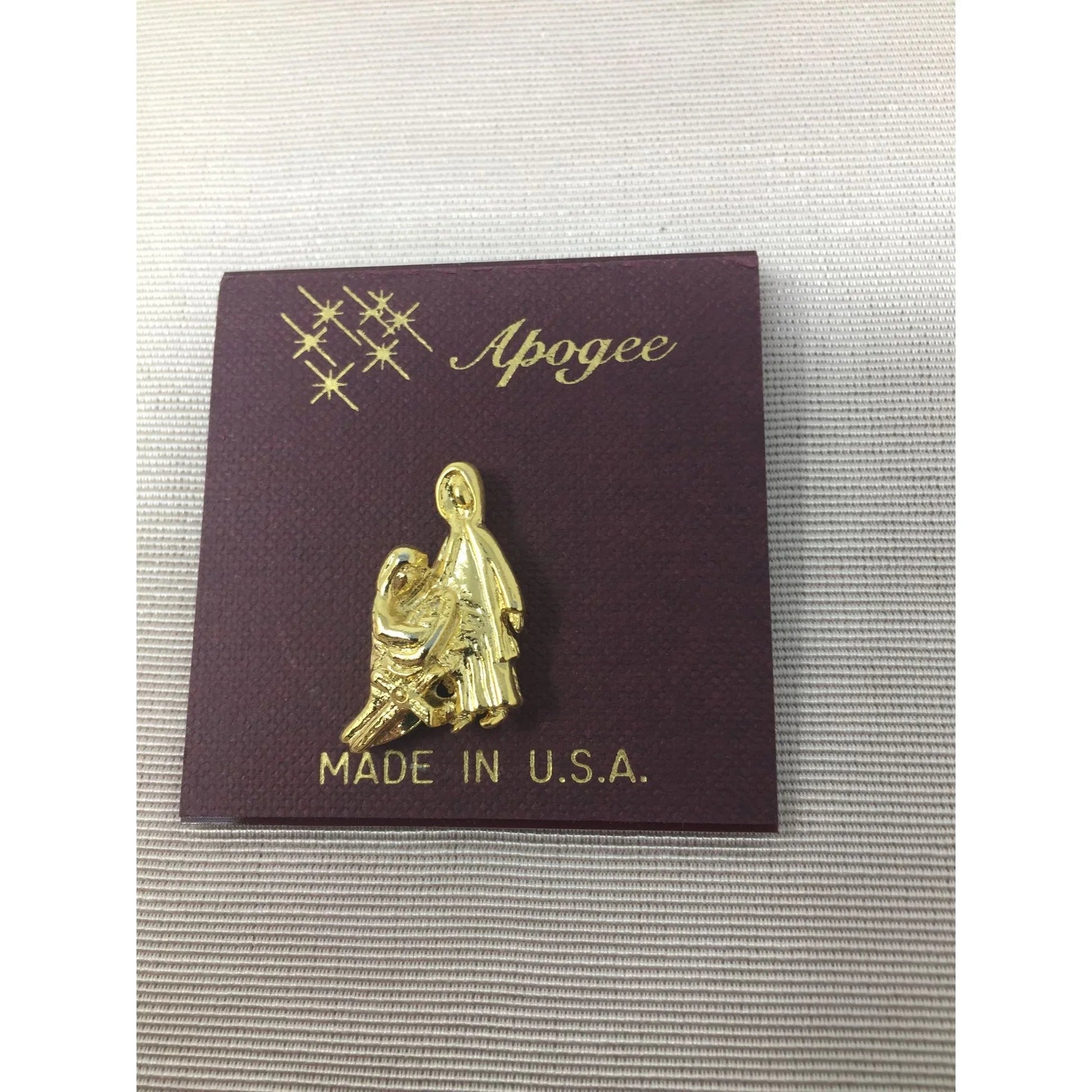 Apogee Religious Metal Christmas Story Gold Tone Pins (6) - apogee - pin - A+ Stuff