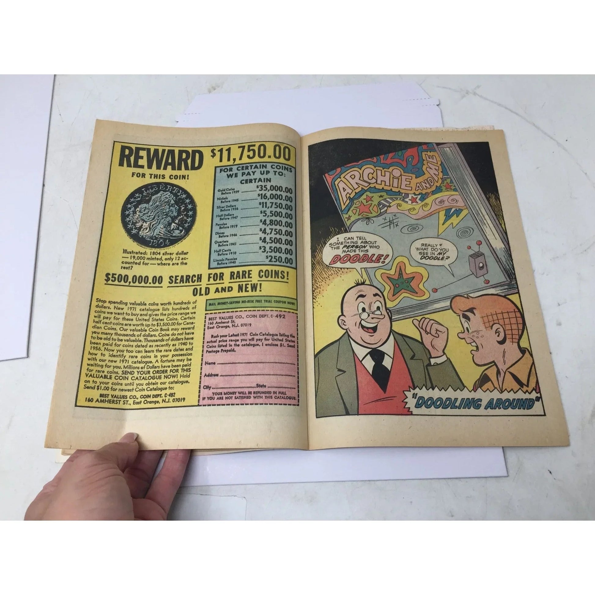 ''Archie and Me'' No. 43 Aug. 1971 Vintage Comic Book - A+ Stuff - comic books - A+ Stuff