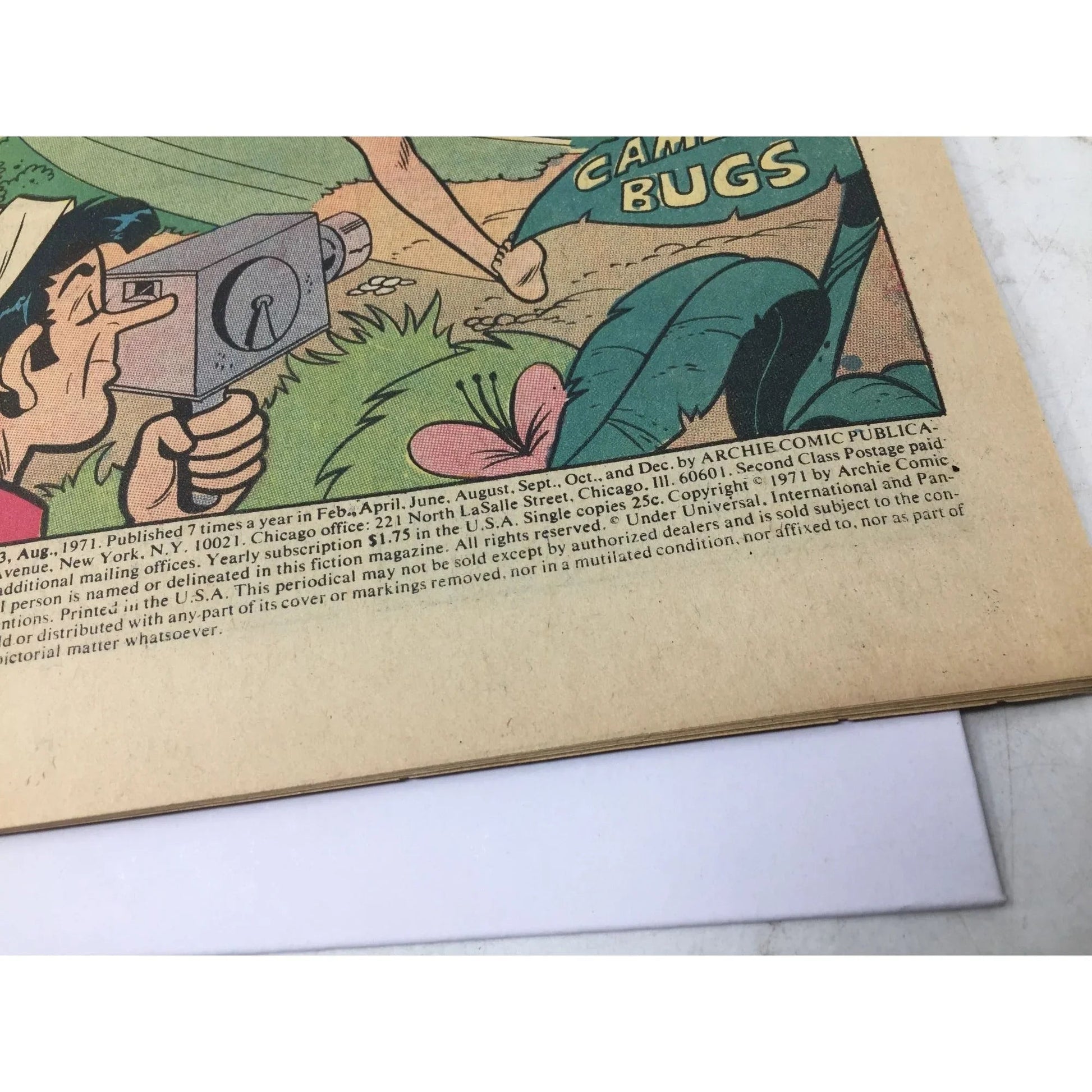 ''Archie and Me'' No. 43 Aug. 1971 Vintage Comic Book - A+ Stuff - comic books - A+ Stuff