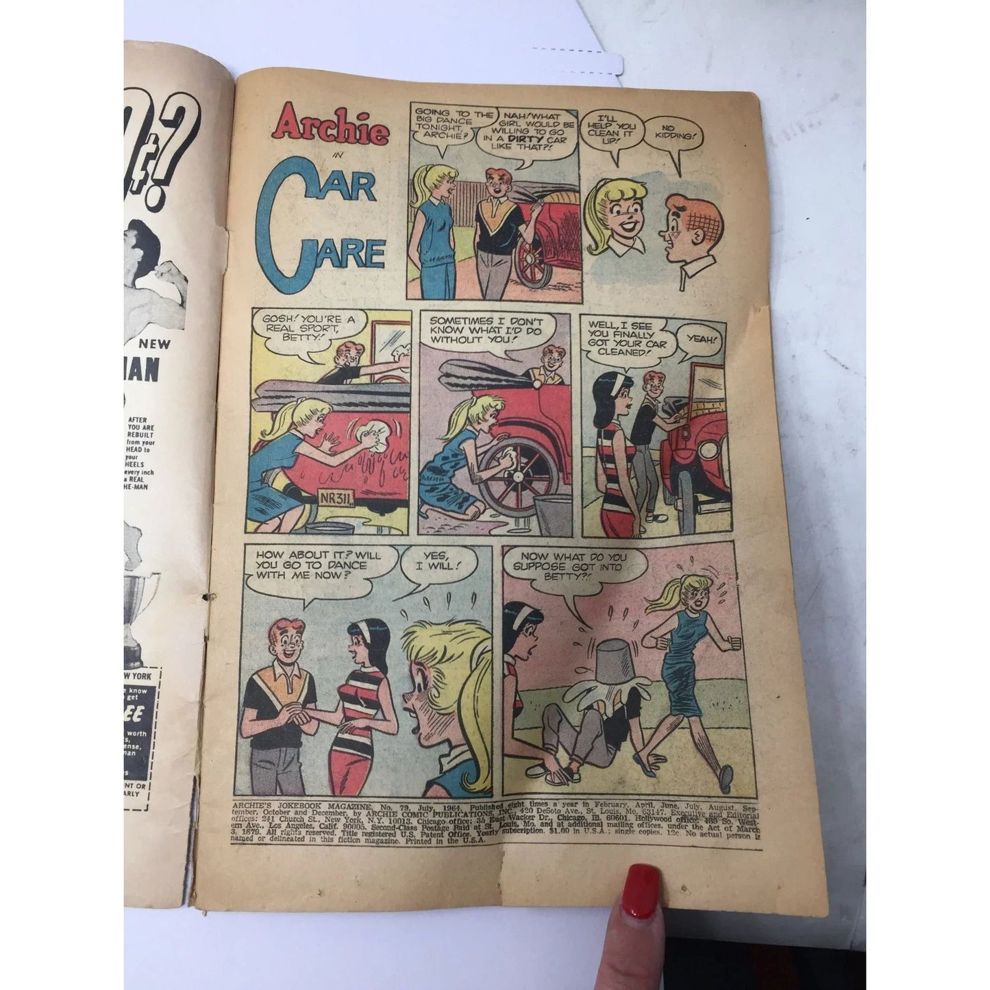 ''Archie's Joke Book'' - Archie Series Magazine Comic Book (No. 79) - A+ Stuff - comic books - A+ Stuff