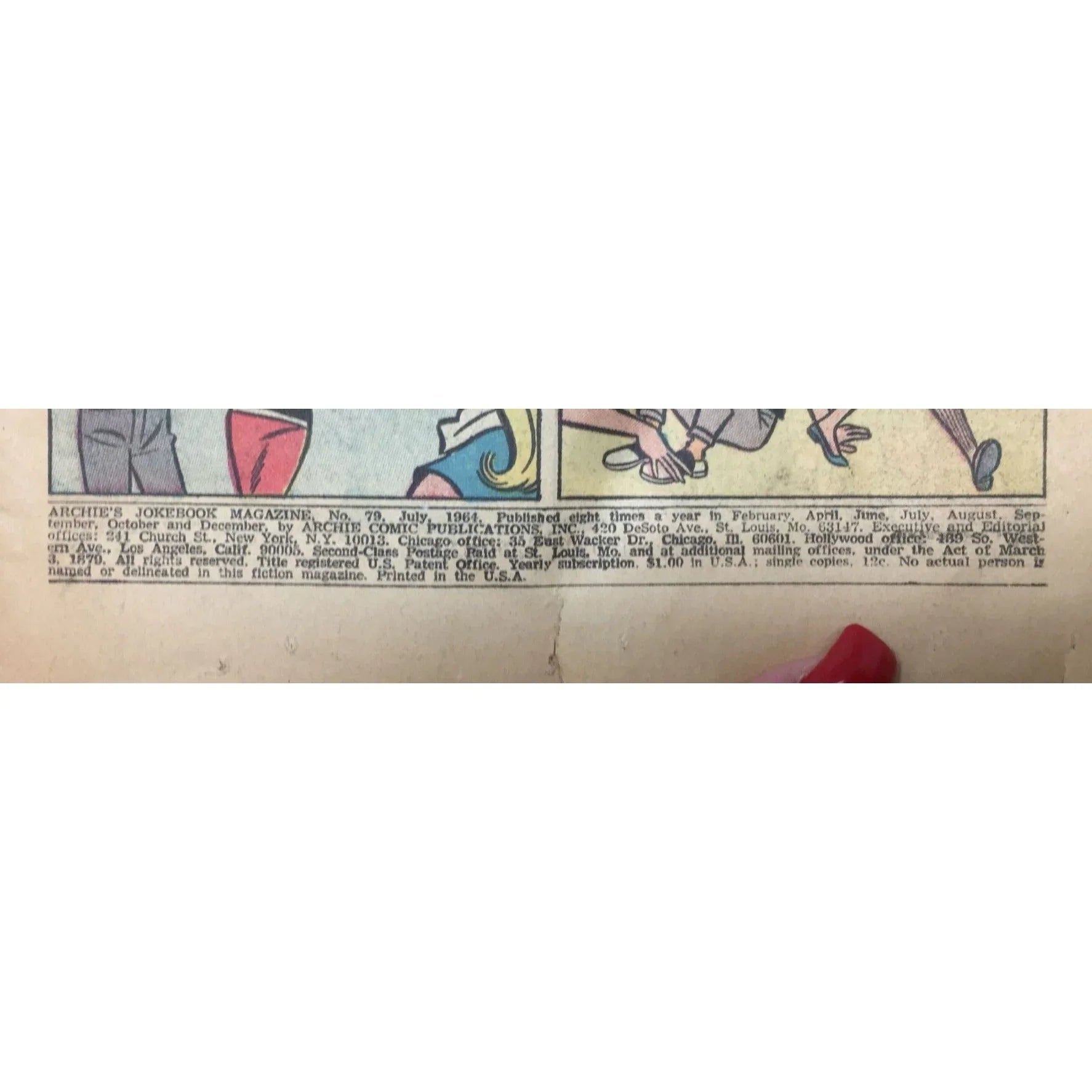 ''Archie's Joke Book'' - Archie Series Magazine Comic Book (No. 79) - A+ Stuff - comic books - A+ Stuff