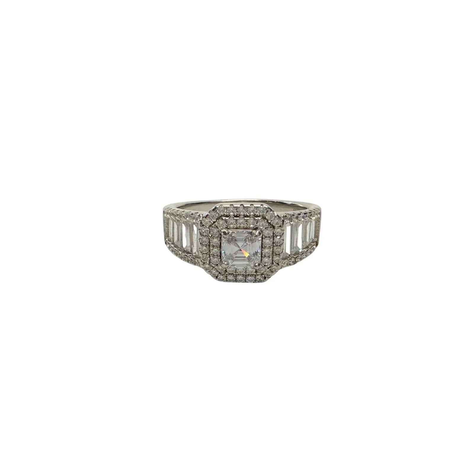 Asscher Cut 2.50 ct Lab Created White Sapphire Ring size 10 - Unbranded - Ring - A+ Stuff
