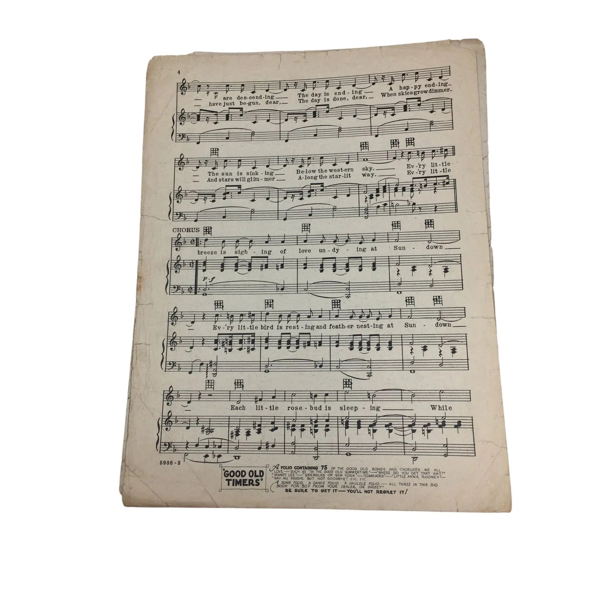 ''AT SUNDOWN LOVE IS CALLING ME HOME'' Sheet Music book - A+ Stuff - SHEET MUSIC - A+ Stuff