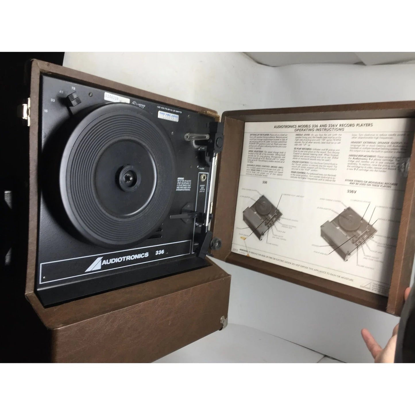 Audiotronics 336 Portable 4 - speed Classroom Turntable Record Player - A+ Stuff - Collectibles - A+ Stuff