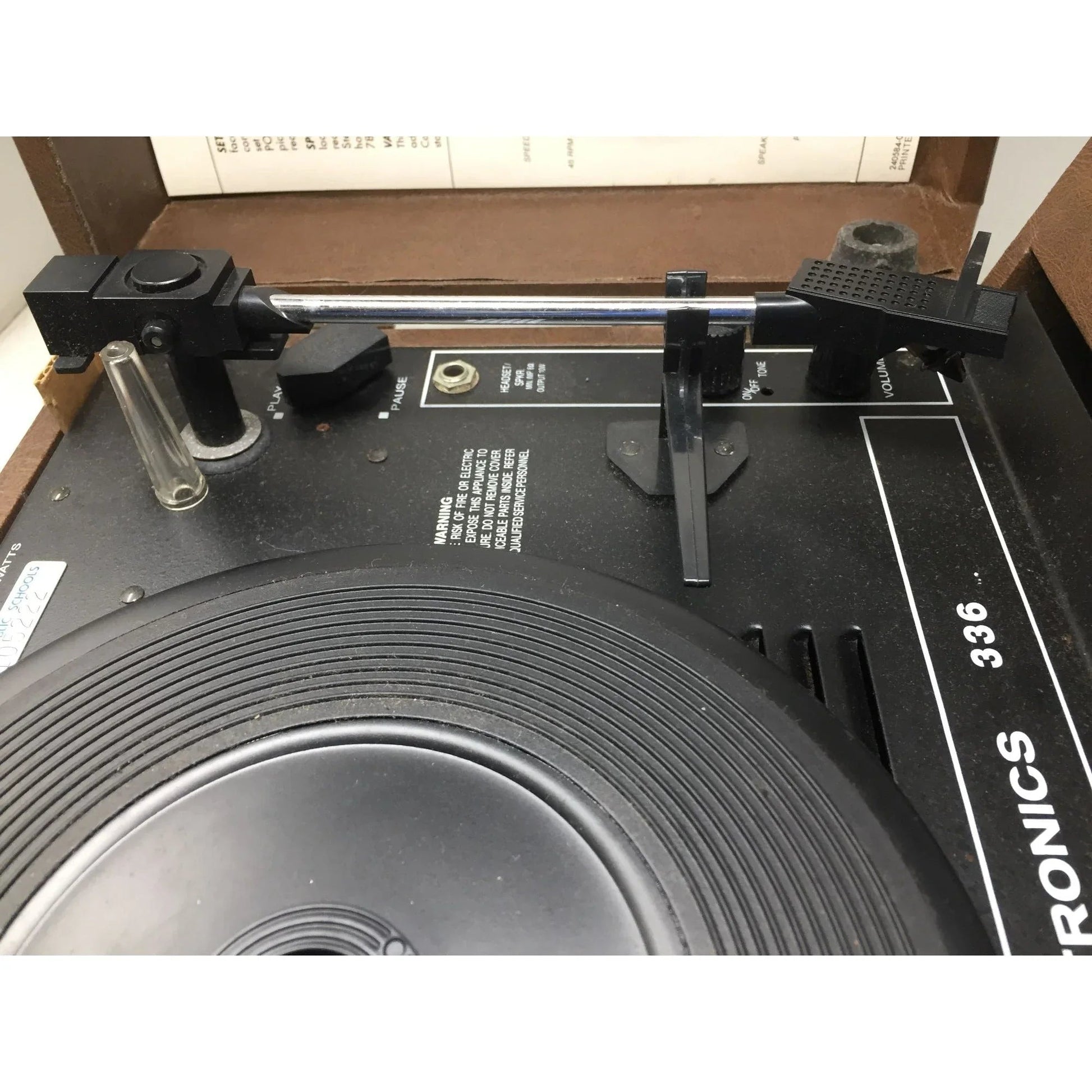 Audiotronics 336 Portable 4 - speed Classroom Turntable Record Player - A+ Stuff - Collectibles - A+ Stuff