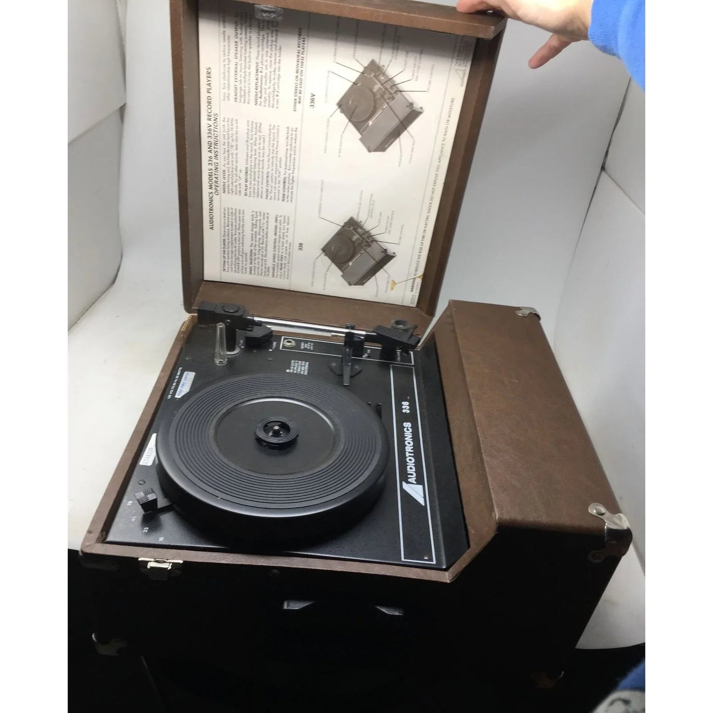 Audiotronics 336 Portable 4 - speed Classroom Turntable Record Player - A+ Stuff - Collectibles - A+ Stuff