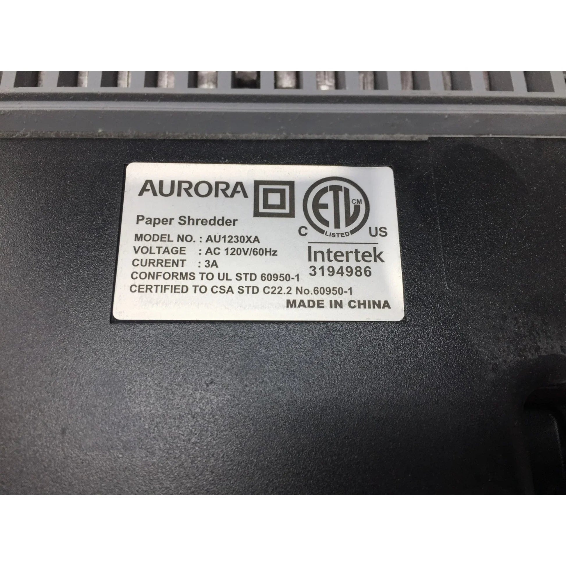 Aurora 12 - sheet crosscut paper and credit card shredder - A+ Stuff - Office Supplies - A+ Stuff