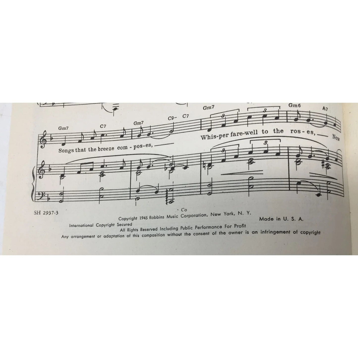 ''Autumn Serenade'' Vintage 1945 Sheet music - A+ Stuff - SHEET MUSIC - A+ Stuff