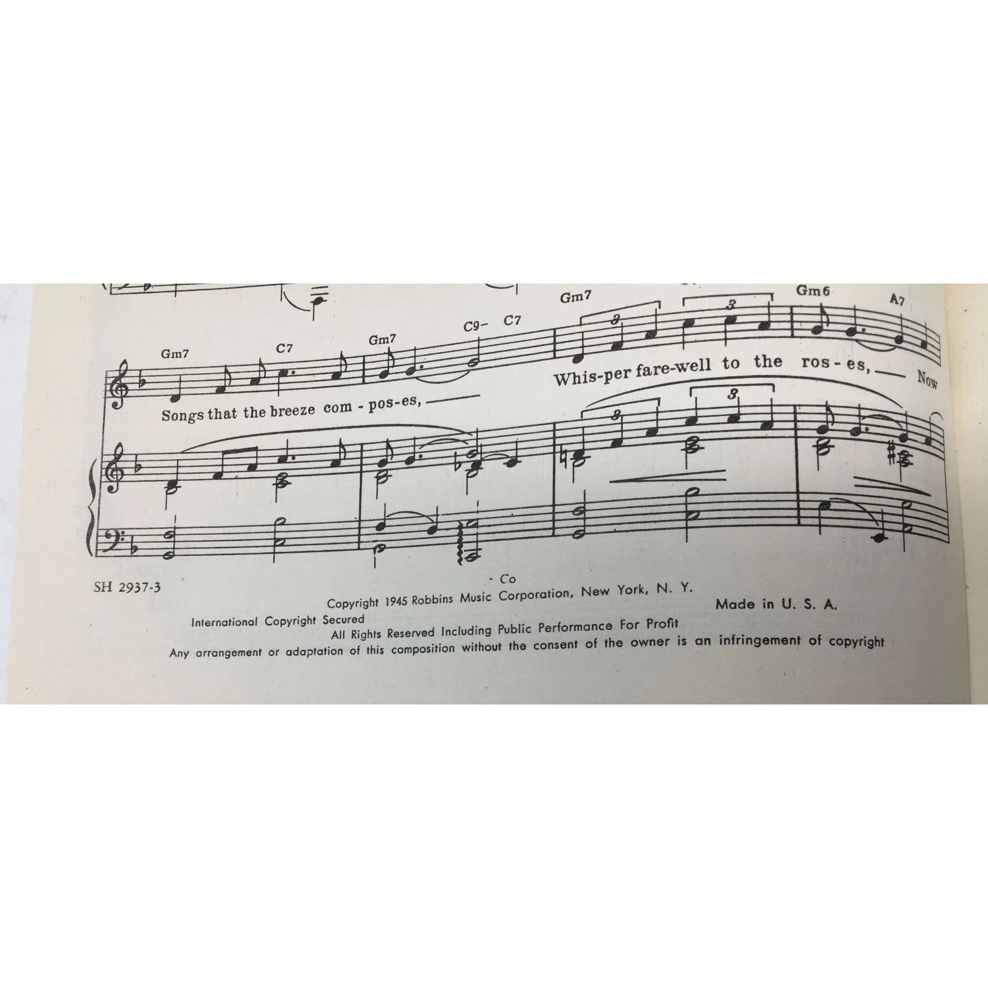 ''Autumn Serenade'' Vintage 1945 Sheet music - A+ Stuff - SHEET MUSIC - A+ Stuff