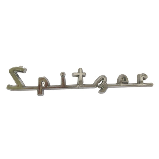 Vintage Silver Spitzer Chevy Auto Emblem/Badge