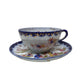 Vintage Hand Painted Asian/Japanese With Flowers Printed on it Tea Cup and Saucer Set