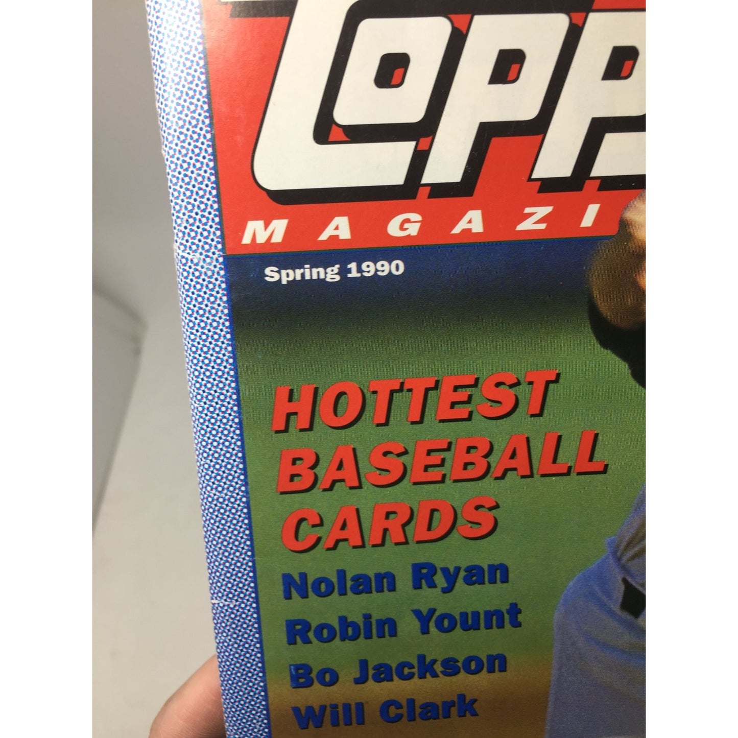 Vintage Spring 1990 Topps Magazine with Bonus Cards Inside!