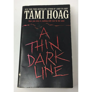 A Thin Dark Line by Tami Hoag Paperback Book