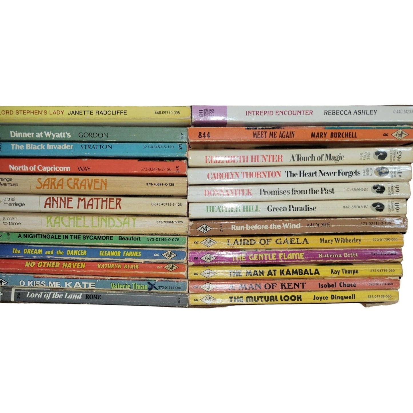 Vintage Romance Novels (24 Titles) - Harlequin and Others - Well Kept Collection!