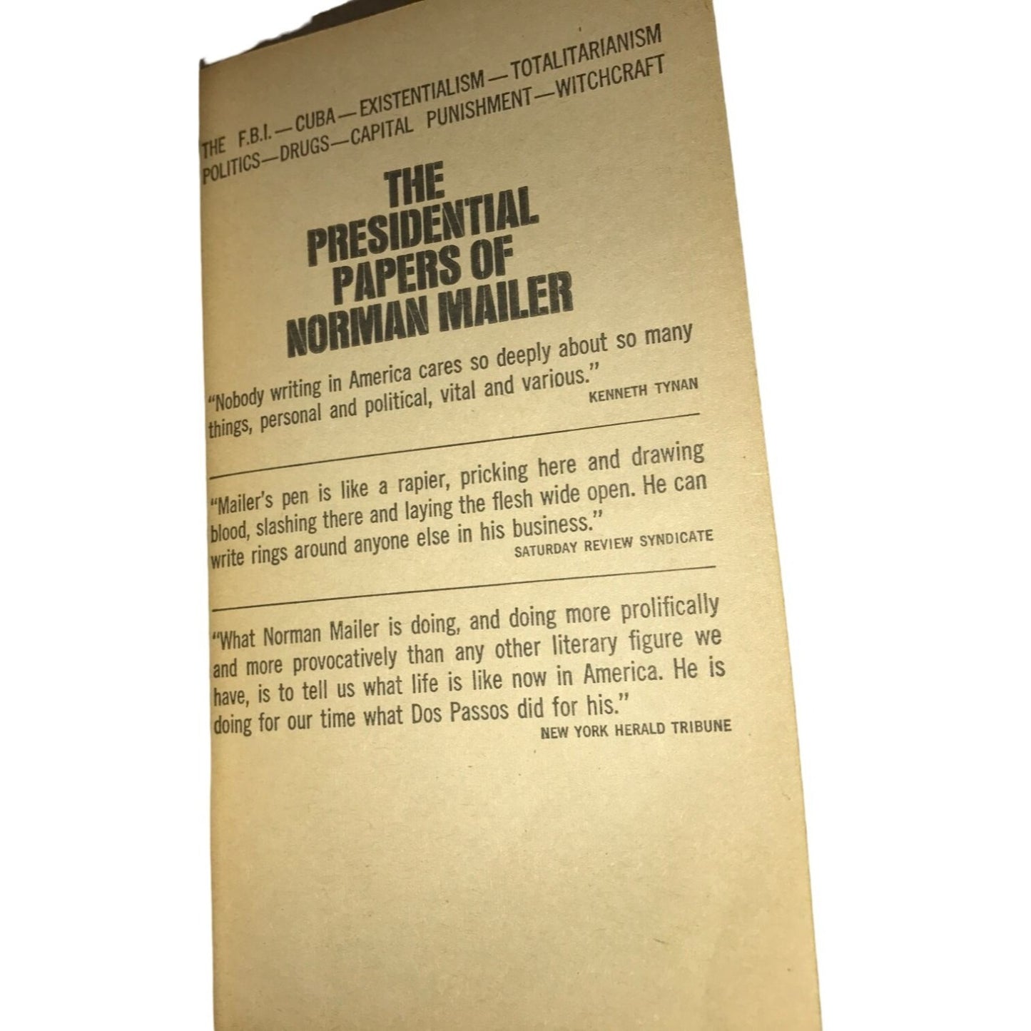 The Presidential Papers of Norman Mailer Book