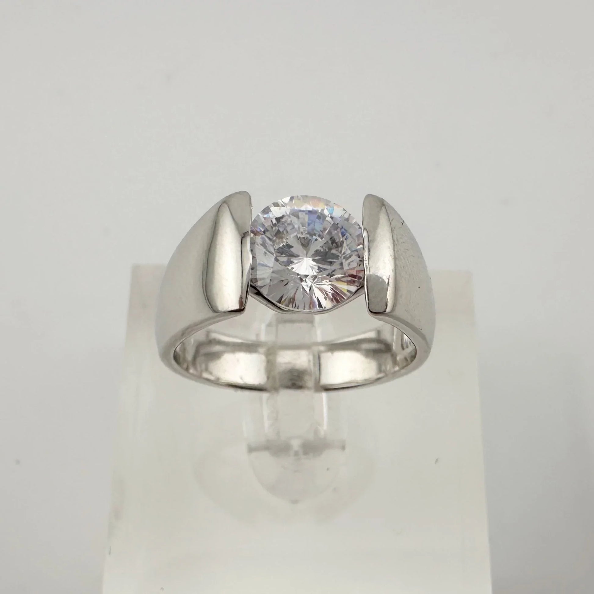 Shimmering and Beautiful 2.00 Carat DiamondLite Solitaire Ring  - Sterling - A+ Stuff