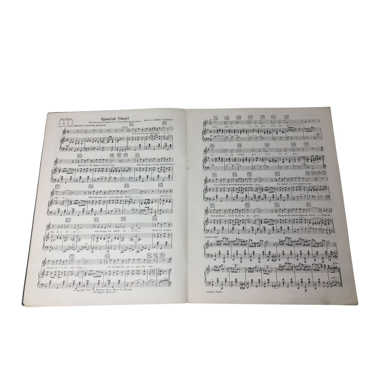 Vintage Copy of the Melrose Dixie Song and Dance Folio No. 1 A+ Stuff  A+ Stuff Sheet Music