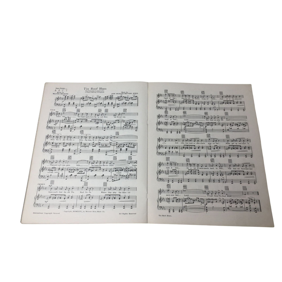 Vintage Copy of the Melrose Dixie Song and Dance Folio No. 1 A+ Stuff  A+ Stuff Sheet Music