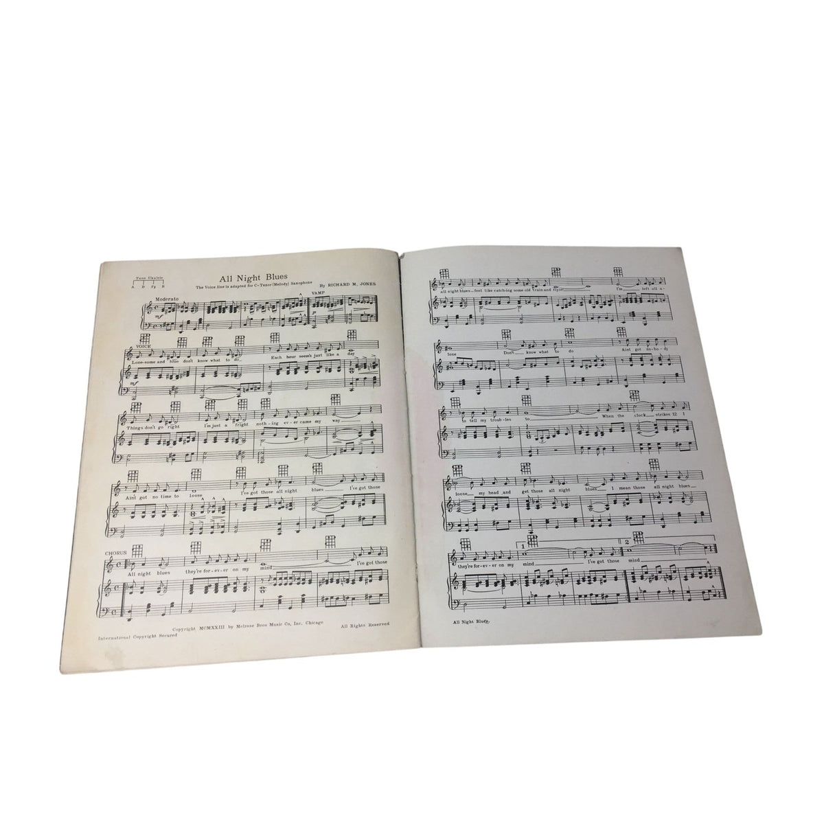 Vintage Copy of the Melrose Dixie Song and Dance Folio No. 1 A+ Stuff  A+ Stuff Sheet Music