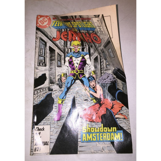 Vintage DC Comics Comic Book Teen Titans Spotlight On Jericho