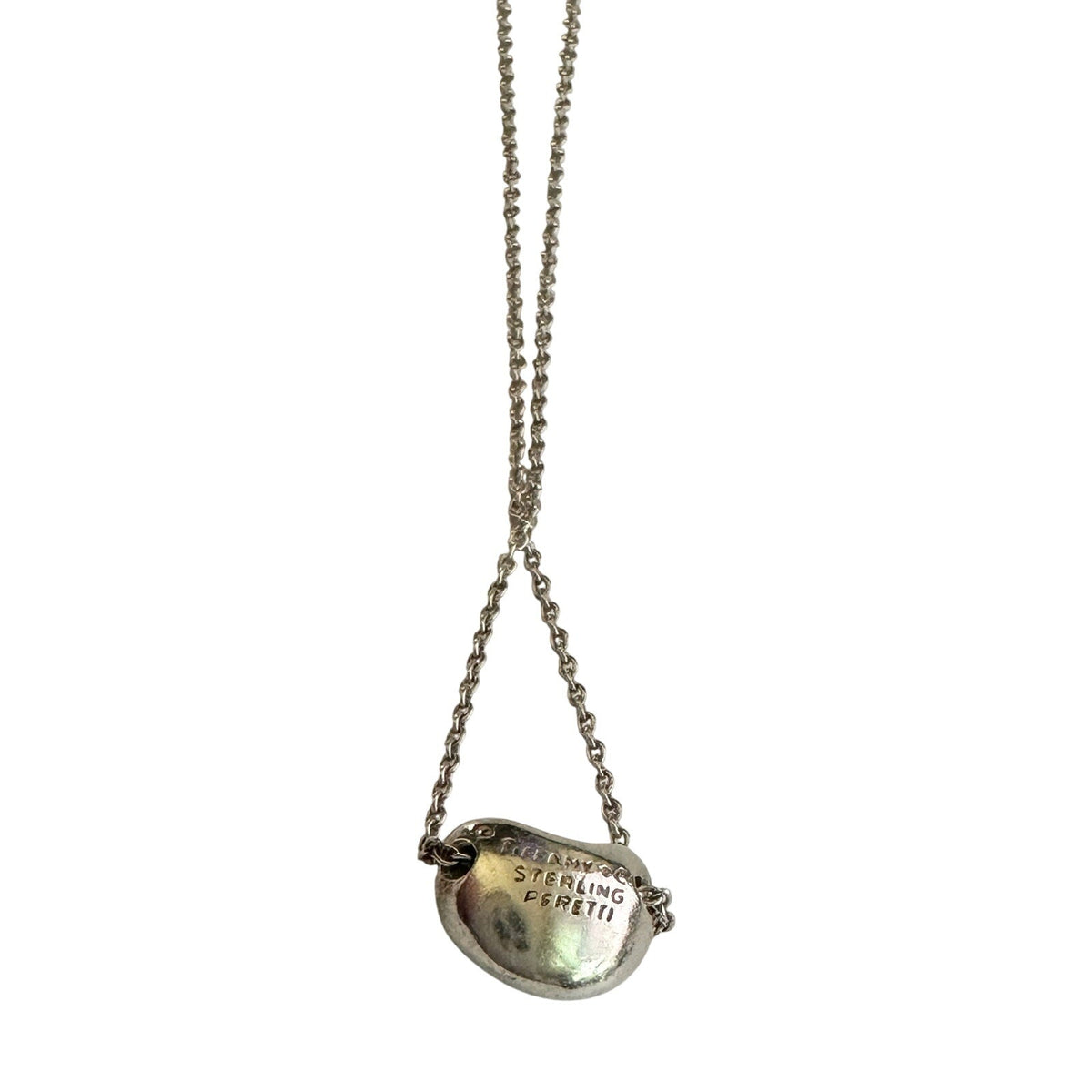 Tiffany & Co Elsa Peretti Small Bean Necklace - 18" Chain Tiffany & Co.  A+ Stuff
