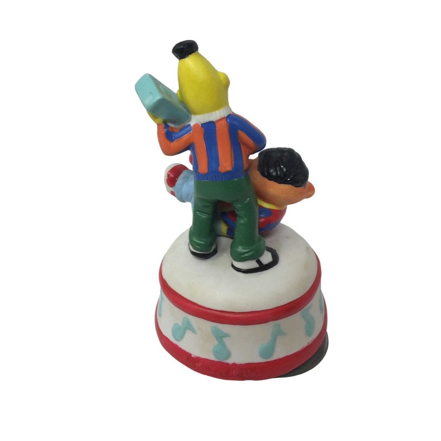 Vintage Bert and Ernie Sesame Street Hand Painted Collectible Music Box