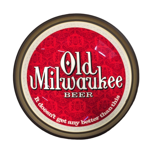 Vintage Old Milwaukee Beer It Doesn't Get Any Better Than This Light Up Sign