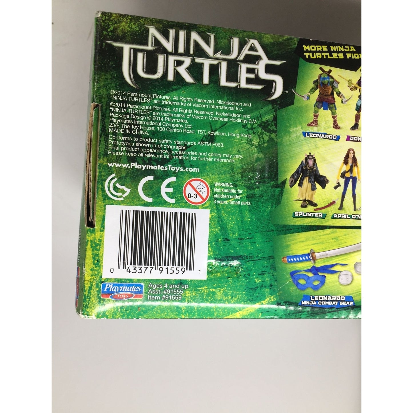 Teenage Mutant Ninja Turtles TMNT Raphael Action Figure Toy NWT