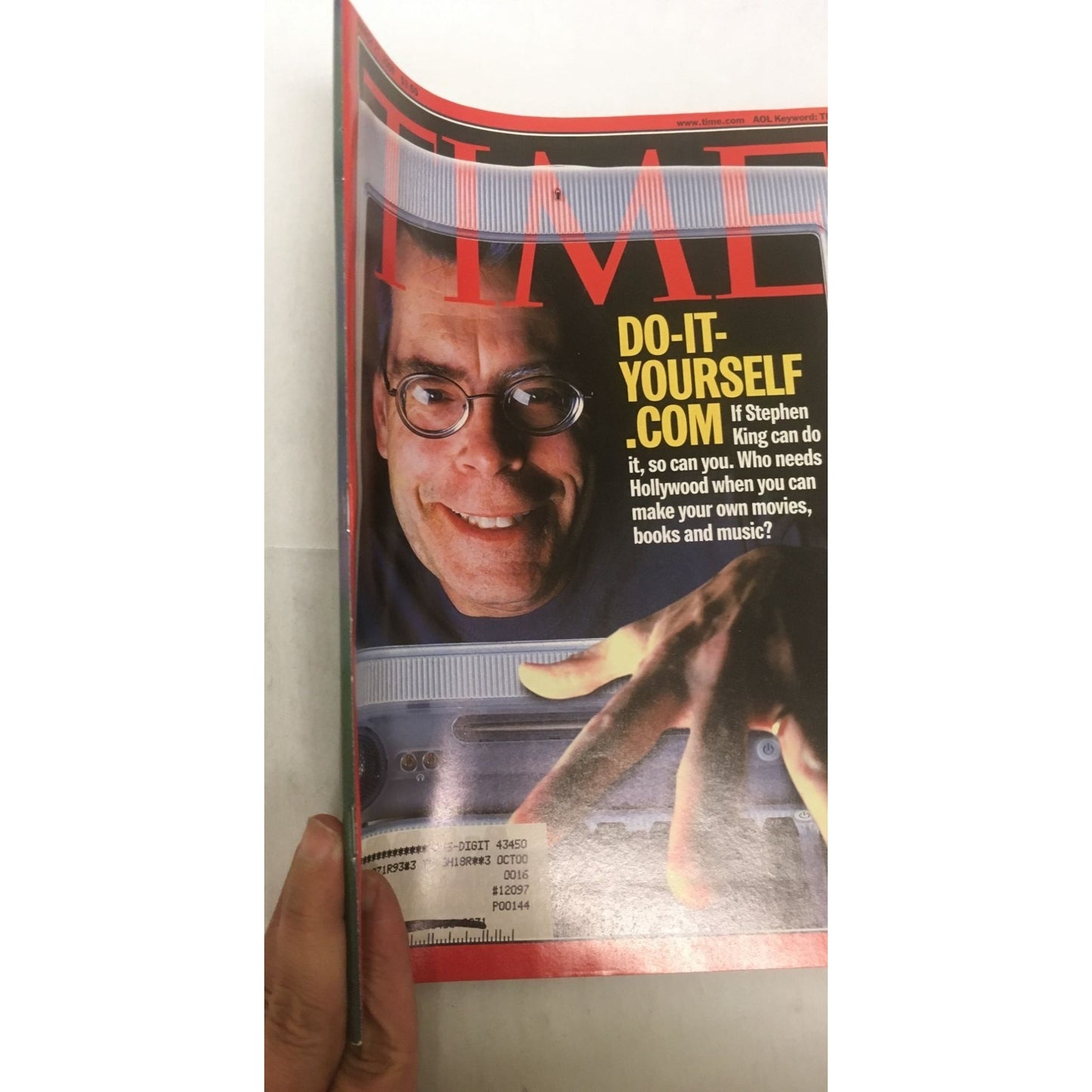 Vintage March 27, 2000 TIME Magazine - Do-It-Yourself.Com Stephen King