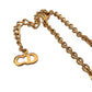 Christian Dior Logo Letter Charm Style Necklace