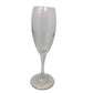Set of 3 Clear Stemmed Glass Champagne Flutes- About 8" Tall Each - A+ Stuff