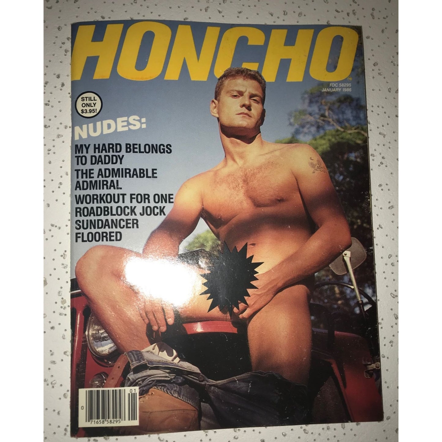 Vintage Collectible Jan. 1986 HONCHO Adult Magazine