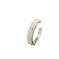 1/2 Carat Natural Diamond Hoop Earrings in Sterling Silver