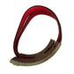 Hermes Pousse - Pousse Red Leather Wrap Bracelet