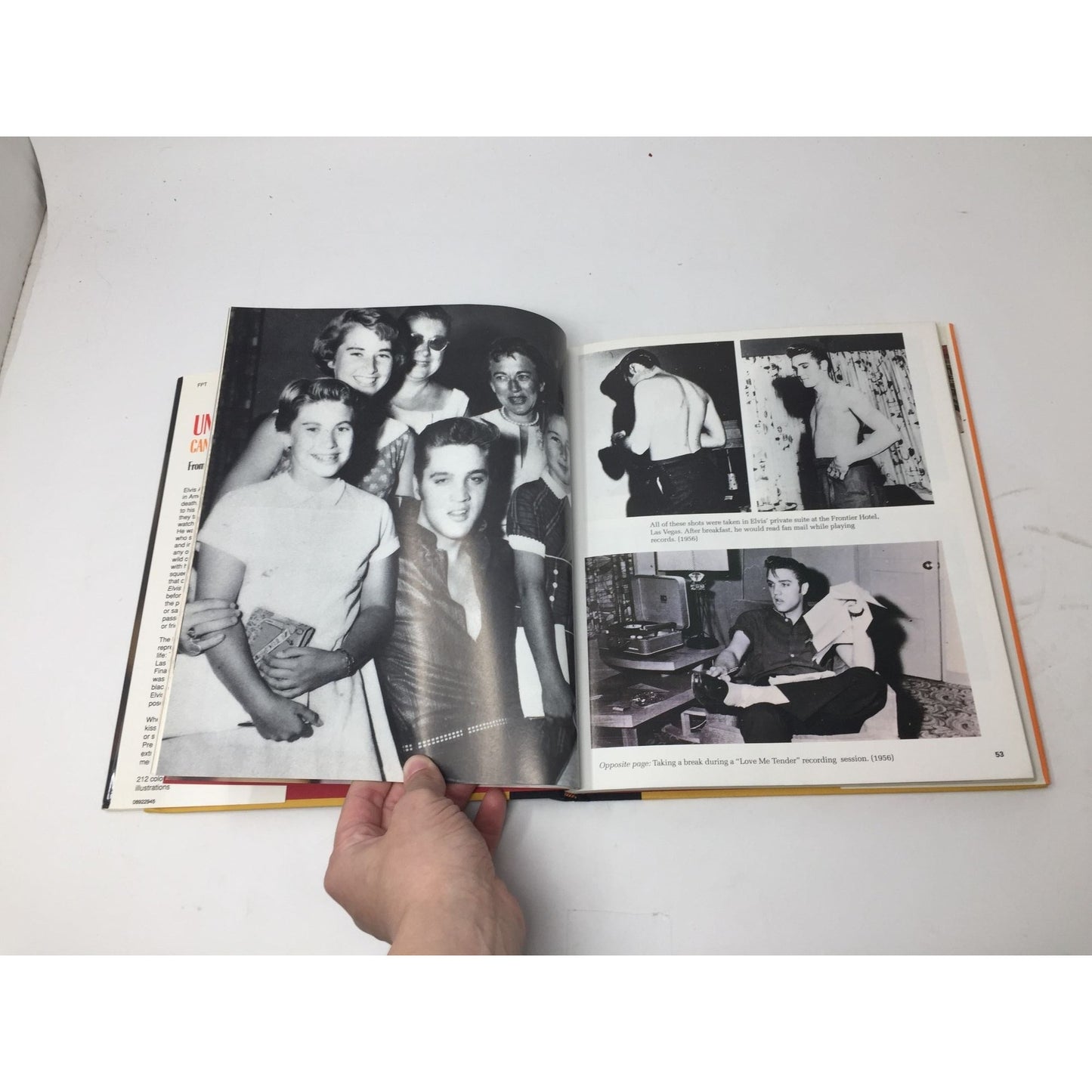 Unseen Elvis Candid's of the King Photo Book By Jim Curtin 1st Edition